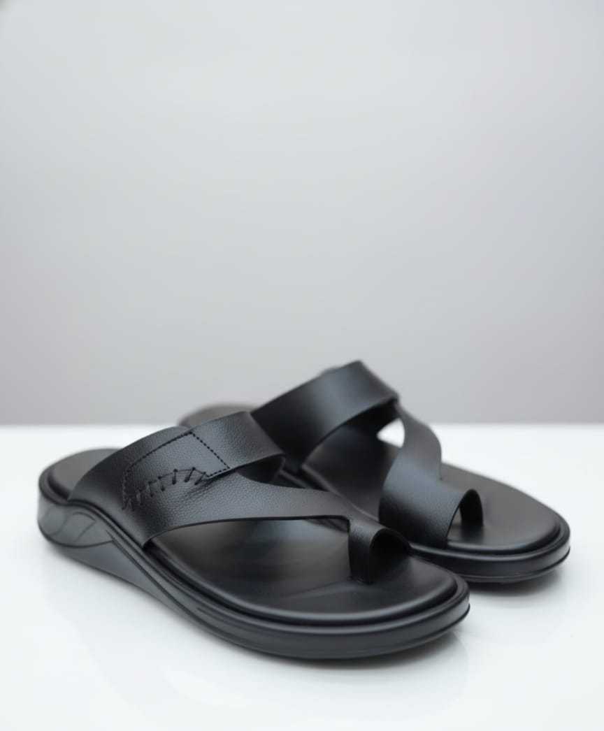 Men’s Comfort Toe-Ring Sandals with Cushioned Sole